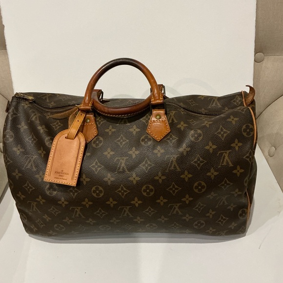 Louis Vuitton Speedy 40 Monogram Canvas Duffel Bag - Picture 1 of 12